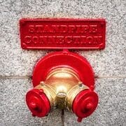 Double standpipe connection on a building in New York City NY031