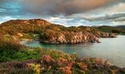 Last light at Ardtoe, Ardnamurchan, in the West Highlands of Scotland. LR011