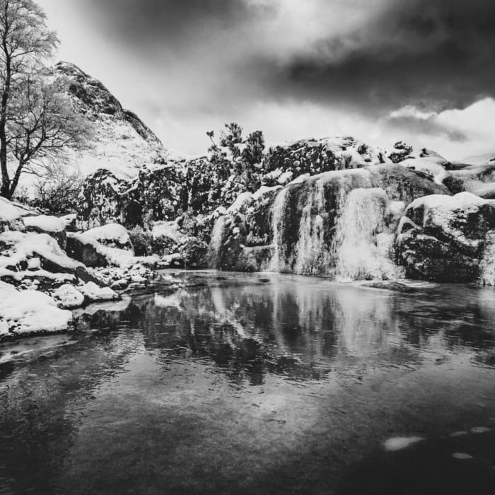 Coupall Falls, Glen Etive, Scotland. SM017