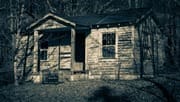 Wooden house, Mitchell County, Norrth Carolina, USA. CM019