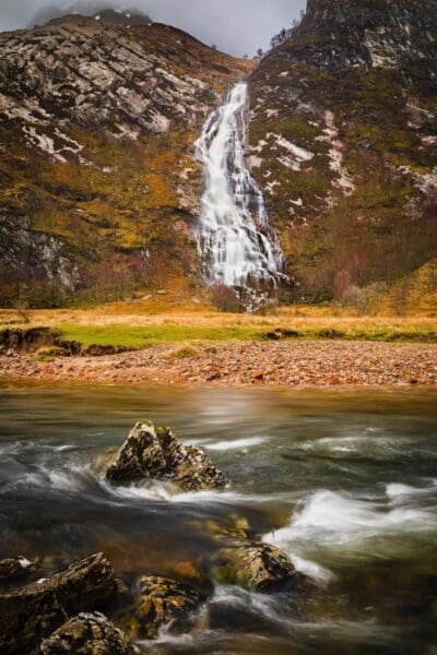 Steall Waterfall, Glen Nevis, Lochaber, Scotland. LR001