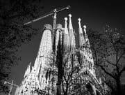 La Sagra Familia basilica from the west, Barcelona, Spain. BM006