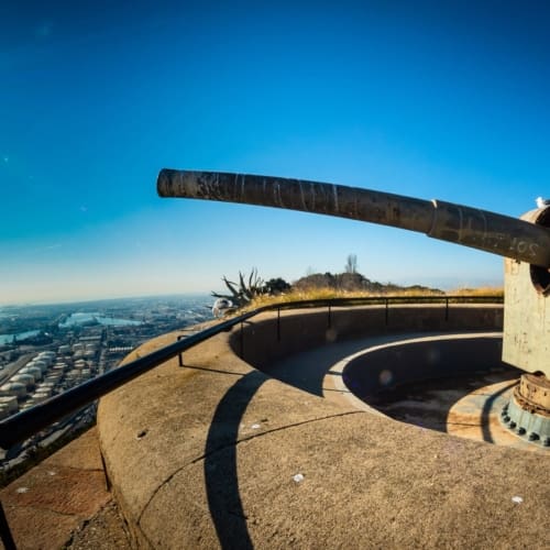 Gun Emplacement on the Castel Montjuic, Barcelona.