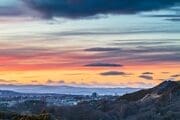 Western Edinburgh from the Braid Hills. EH041