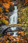 The Allt na Gob and packhorse bridge, Glen Lyon, Perthshire, Scotland. HC051