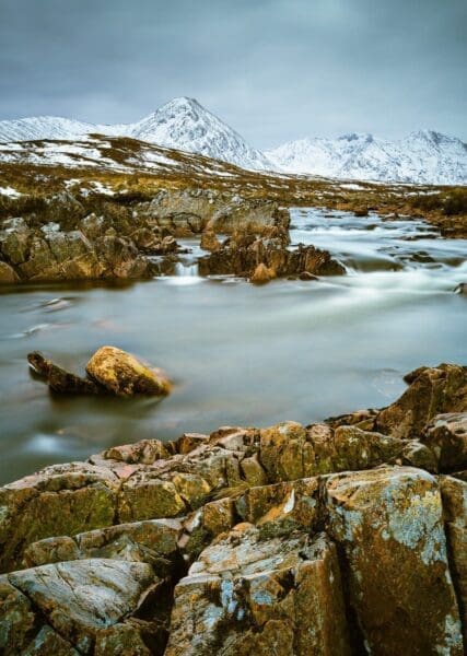 River Ba near Ba Bridge, The Black Mount, Scotland. LR009