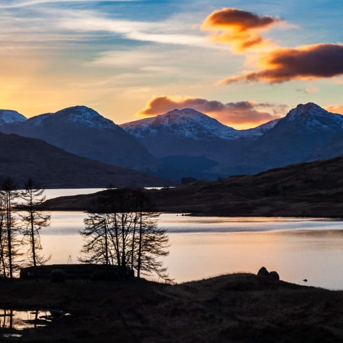 Loch Arklet and the &#039;Arrochar Alps&#039;, The Trossachs, Scotland. TR008