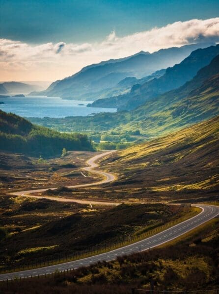 Glen Torridon and Upper Loch Torridon, Scotland. SC089