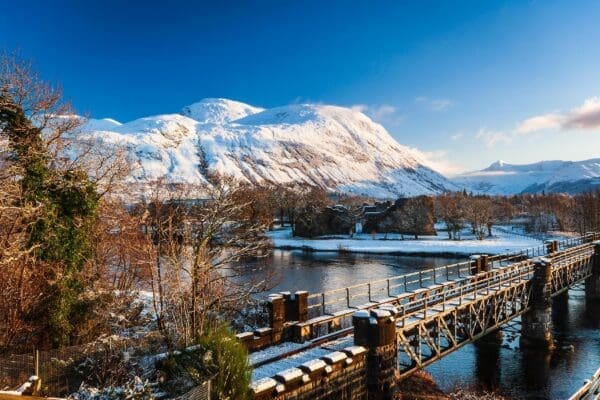 Ben Nevis and the Mallaig Line, Scotland. HC034