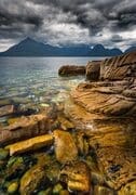 The Black Cuillin from Elgol, Isle of Skye, Scotland. HB001