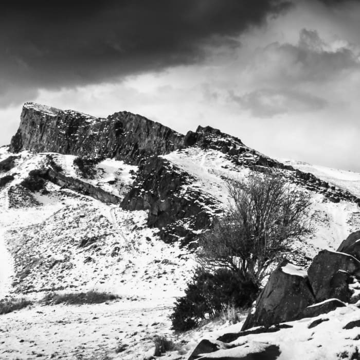 Salisbury Crags, Edinburgh, Scotland. SM046