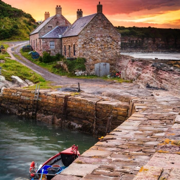 Cove Harbour, Berwickshire, Scotland. BD001