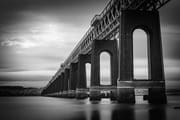 Southern pillars of the Tay Rail Bridge, Wormit, Fife, Scotland. SM053