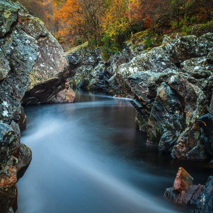 The Soldier&#039;s Leap at Killicrankie on the River Garry, Perthshire, Scotland. PH001