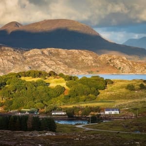 Beinn Alligin from Ardheslaig, Applecross, Scotland. AP034