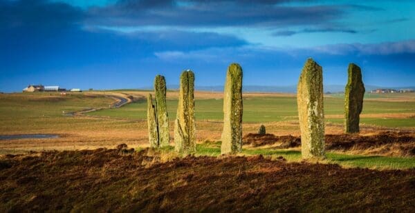 The Ring of Brodgar neolithic stone circle, Mainland, Orkney OR032