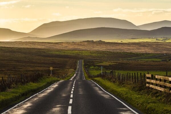 The hills of Orphir and Hoy, Orkney Islands. OR018