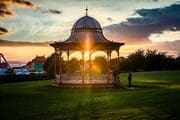 Magdalen Green Bandstand, Magdalen Green, Dundee, Scotland. DD161