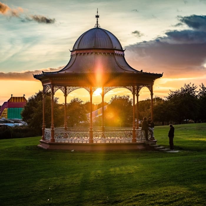 Magdalen Green Bandstand, Magdalen Green, Dundee, Scotland