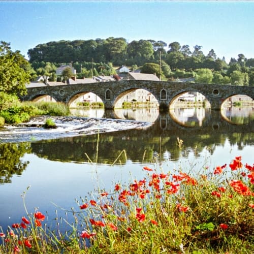 The River Barrow at Graiguenamanagh, County Kilkenny.