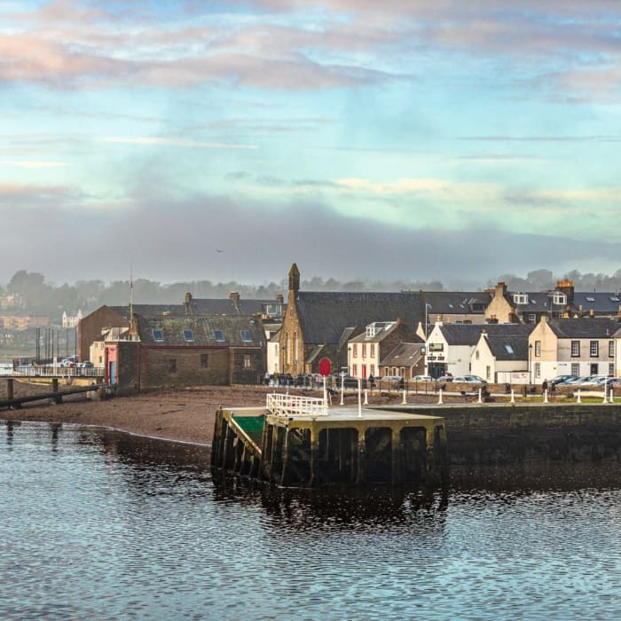 Broughty Ferry Harbour, Dundee, Scotland.