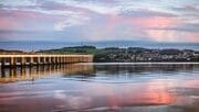 Sunset over the Tay, Dundee, Scotland. DD139