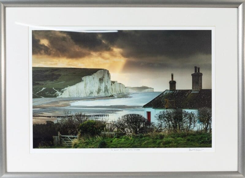 Framed Print of 'The Seven Sisters, East Sussex,'