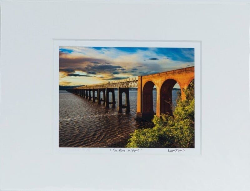 Mounted Print of 'The Piers, Wormit'