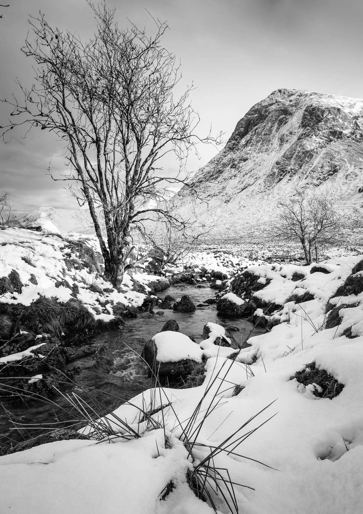 River Coupall and Buachaille Etive Mor, Glencoe, Scotland. SM009