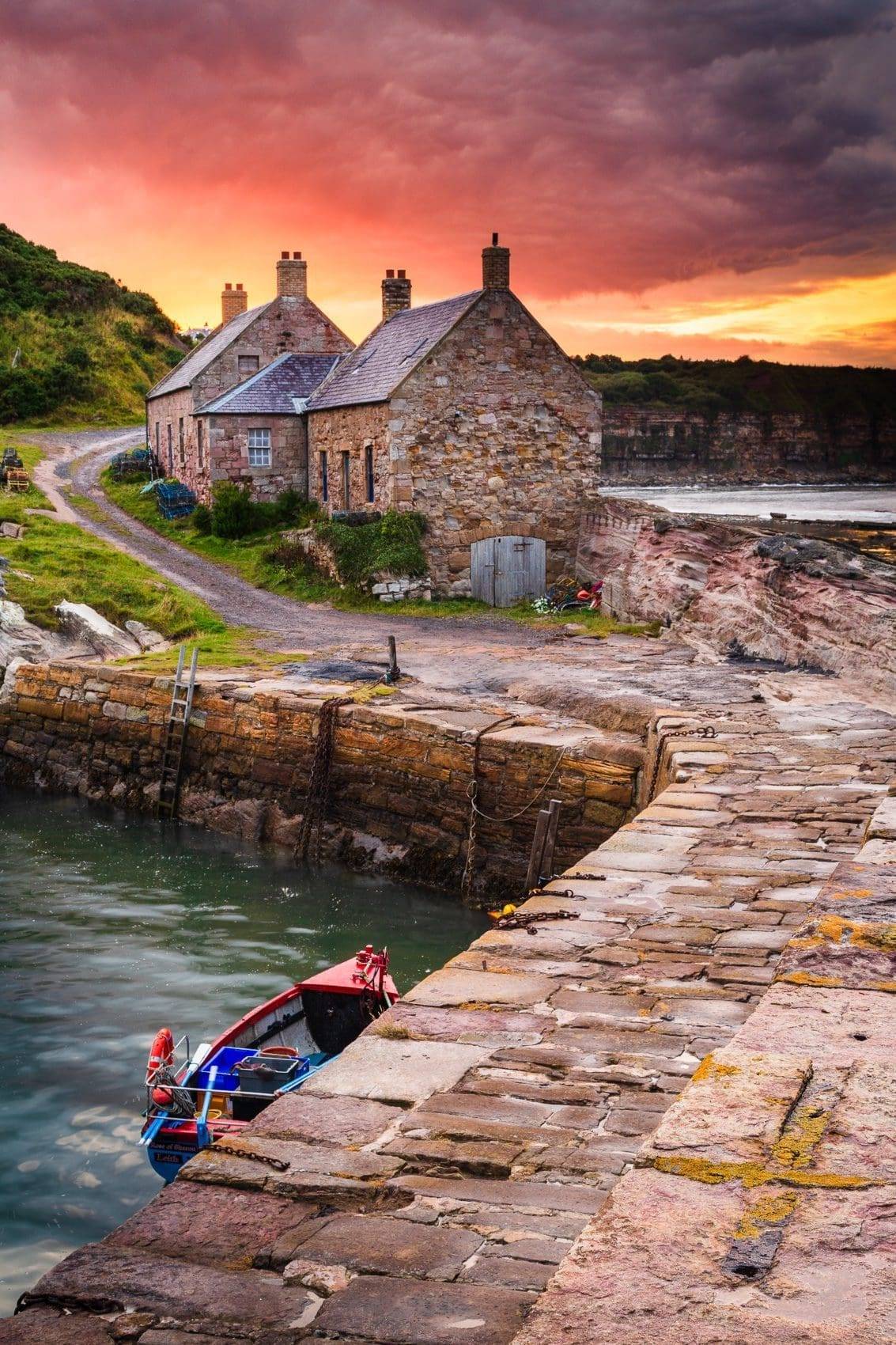 Cove Harbour, Berwickshire, Scotland. BD001