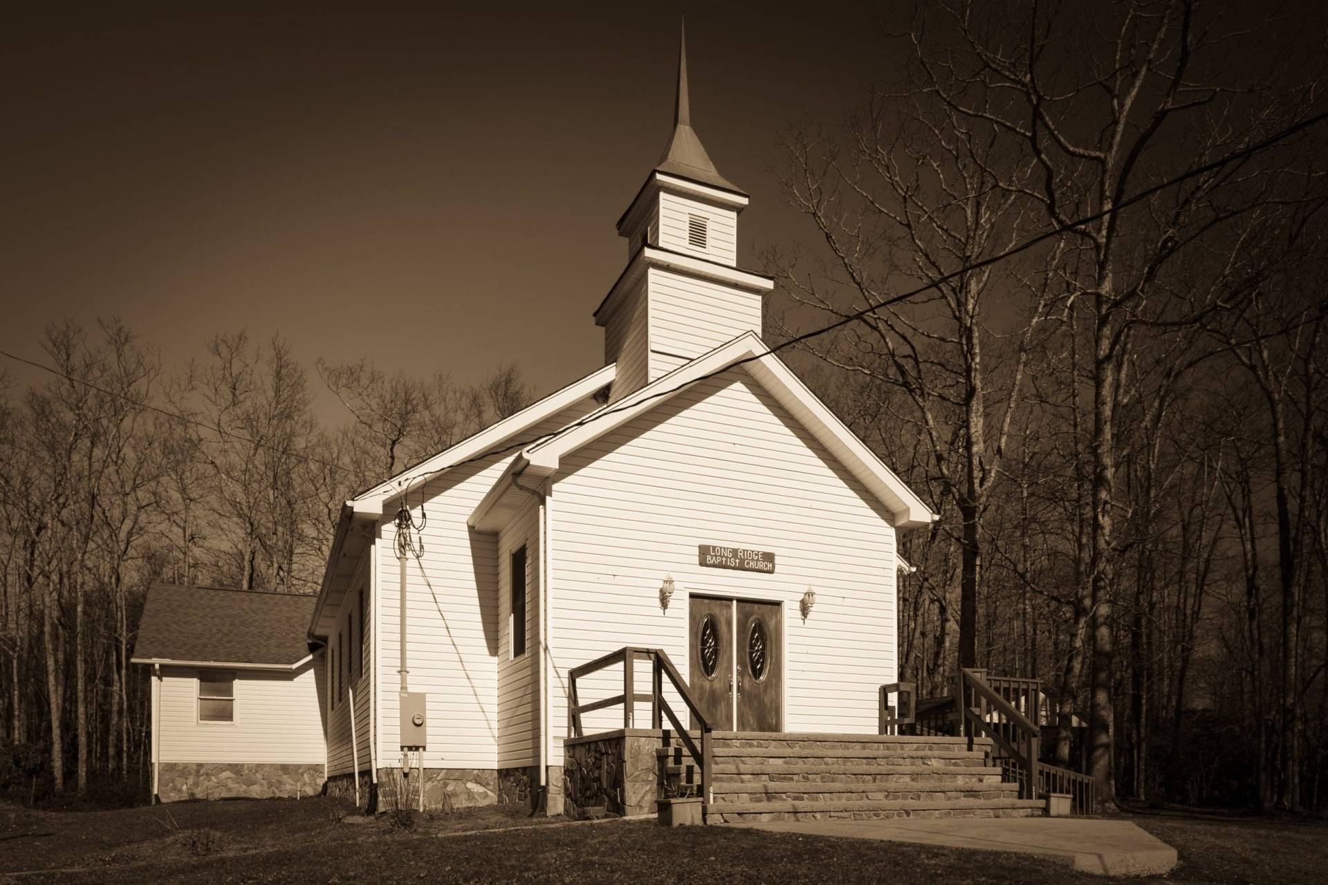 Long Ridge Baptist Church, Long Ridge, North Carolina, USA. CM012